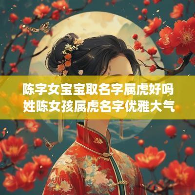 陈字女宝宝取名字属虎好吗 姓陈女孩属虎名字优雅大气