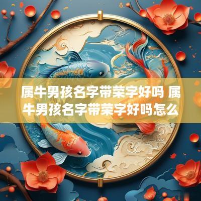属牛男孩名字带荣字好吗 属牛男孩名字带荣字好吗怎么取