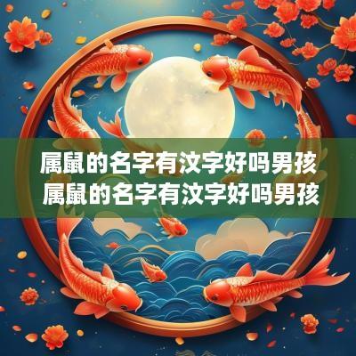 属鼠的名字有汶字好吗男孩 属鼠的名字有汶字好吗男孩怎么取