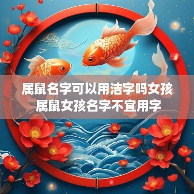 属鼠名字可以用洁字吗女孩 属鼠女孩名字不宜用字