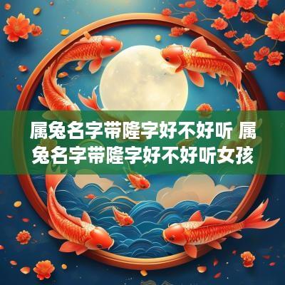 属兔名字带隆字好不好听 属兔名字带隆字好不好听女孩