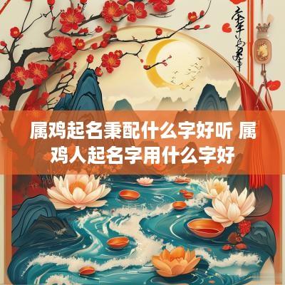 属鸡起名秉配什么字好听 属鸡人起名字用什么字好