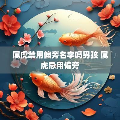 属虎禁用偏旁名字吗男孩 属虎忌用偏旁
