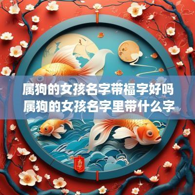 属狗的女孩名字带福字好吗 属狗的女孩名字里带什么字好