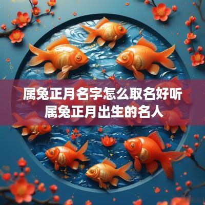 属兔正月名字怎么取名好听 属兔正月出生的名人