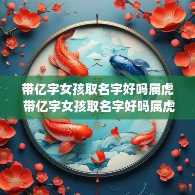 带亿字女孩取名字好吗属虎 带亿字女孩取名字好吗属虎的