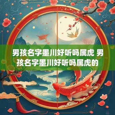 男孩名字墨川好听吗属虎 男孩名字墨川好听吗属虎的