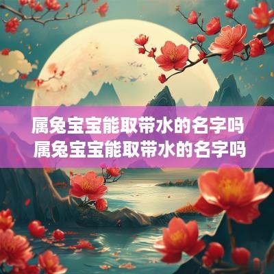 属兔宝宝能取带水的名字吗 属兔宝宝能取带水的名字吗好吗