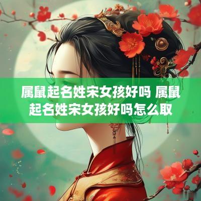属鼠起名姓宋女孩好吗 属鼠起名姓宋女孩好吗怎么取