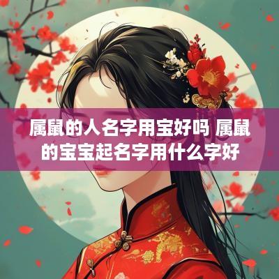 属鼠的人名字用宝好吗 属鼠的宝宝起名字用什么字好