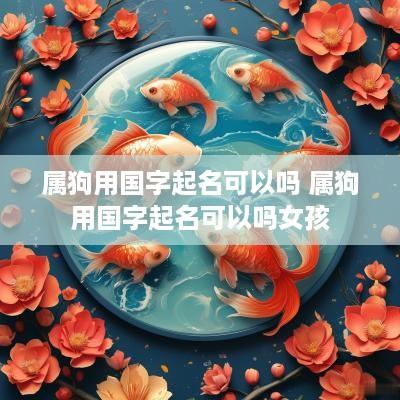 属狗用国字起名可以吗 属狗用国字起名可以吗女孩