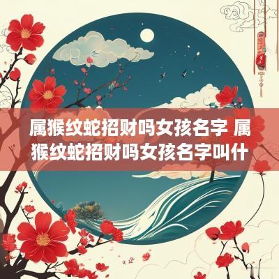 属猴纹蛇招财吗女孩名字 属猴纹蛇招财吗女孩名字叫什么