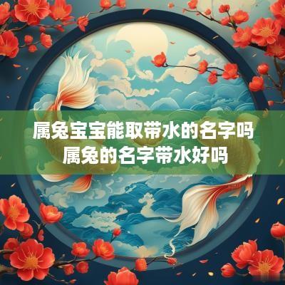 属兔宝宝能取带水的名字吗 属兔的名字带水好吗