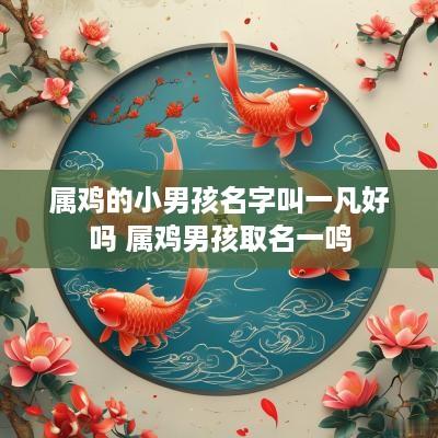 属鸡的小男孩名字叫一凡好吗 属鸡男孩取名一鸣