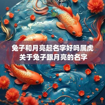 兔子和月亮起名字好吗属虎 关于兔子跟月亮的名字