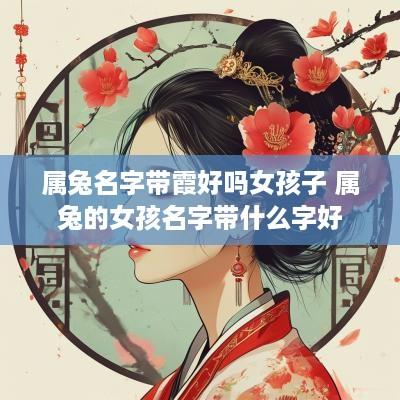 属兔名字带霞好吗女孩子 属兔的女孩名字带什么字好