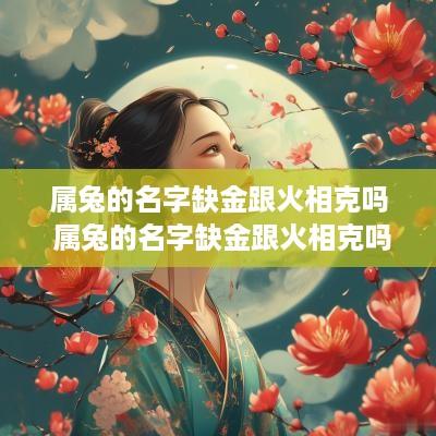 属兔的名字缺金跟火相克吗 属兔的名字缺金跟火相克吗女孩