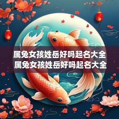 属兔女孩姓岳好吗起名大全 属兔女孩姓岳好吗起名大全及寓意