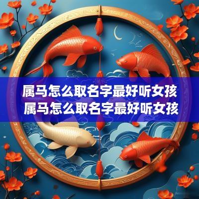 属马怎么取名字最好听女孩 属马怎么取名字最好听女孩子