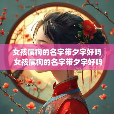 女孩属狗的名字带夕字好吗 女孩属狗的名字带夕字好吗