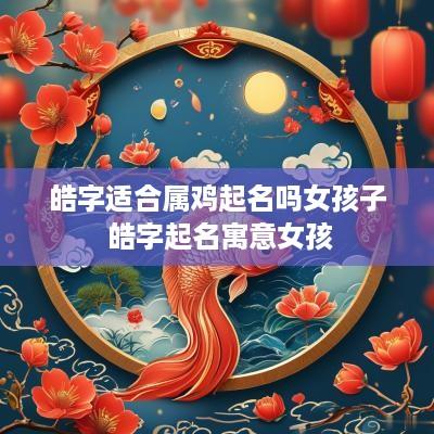 皓字适合属鸡起名吗女孩子 皓字起名寓意女孩
