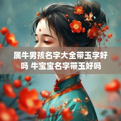 属牛男孩名字大全带玉字好吗 牛宝宝名字带玉好吗