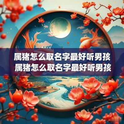 属猪怎么取名字最好听男孩 属猪怎么取名字最好听男孩子
