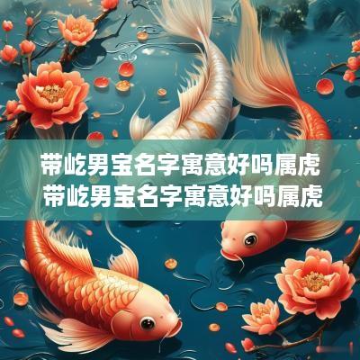 带屹男宝名字寓意好吗属虎 带屹男宝名字寓意好吗属虎的