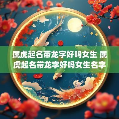 属虎起名带龙字好吗女生 属虎起名带龙字好吗女生名字 属虎起名带龙字好吗女生 属虎起名带龙字好吗女生名字