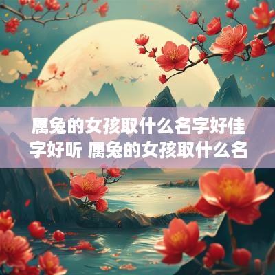 属兔的女孩取什么名字好佳字好听 属兔的女孩取什么名字好佳字好听点
