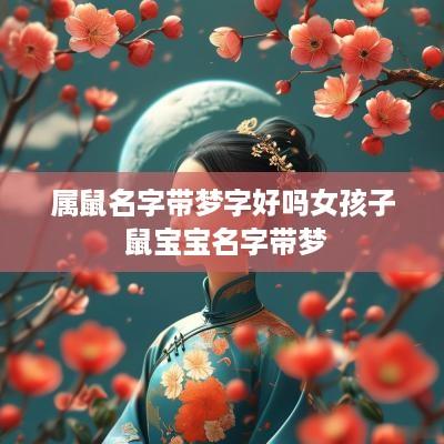 属鼠名字带梦字好吗女孩子 鼠宝宝名字带梦
