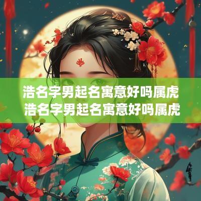 浩名字男起名寓意好吗属虎 浩名字男起名寓意好吗属虎女孩