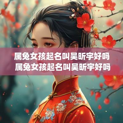属兔女孩起名叫吴昕宇好吗 属兔女孩起名叫吴昕宇好吗