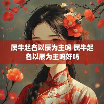 属牛起名以辰为主吗 属牛起名以辰为主吗好吗