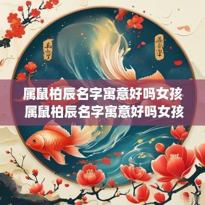 属鼠柏辰名字寓意好吗女孩 属鼠柏辰名字寓意好吗女孩子