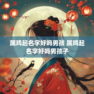 属鸡起名字好吗男孩 属鸡起名字好吗男孩子 属鸡起名字好吗男孩 属鸡起名字好吗男孩子