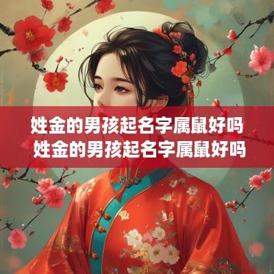 姓金的男孩起名字属鼠好吗 姓金的男孩起名字属鼠好吗