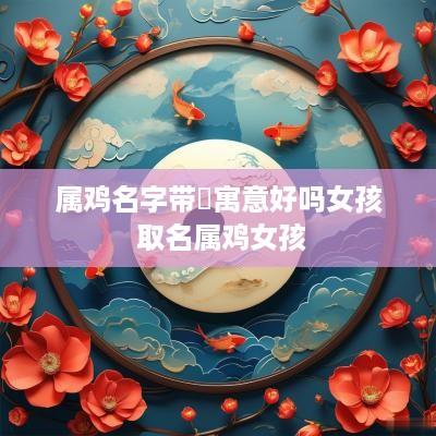 属鸡名字带玥寓意好吗女孩 取名属鸡女孩