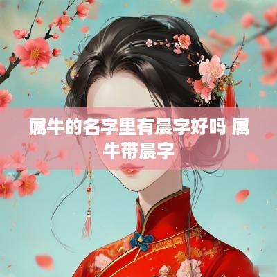 属牛的名字里有晨字好吗 属牛带晨字
