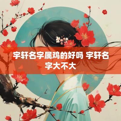 宇轩名字属鸡的好吗 宇轩名字大不大