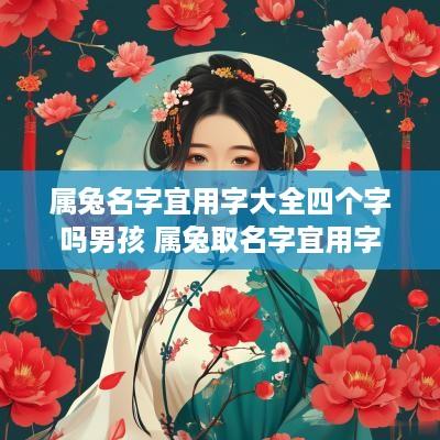 属兔名字宜用字大全四个字吗男孩 属兔取名字宜用字