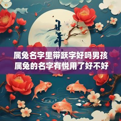 属兔名字里带跃字好吗男孩 属兔的名字有悦用了好不好