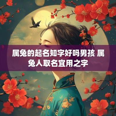 属兔的起名知字好吗男孩 属兔人取名宜用之字