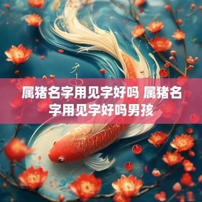 属猪名字用见字好吗 属猪名字用见字好吗男孩