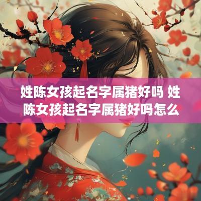 姓陈女孩起名字属猪好吗 姓陈女孩起名字属猪好吗怎么取