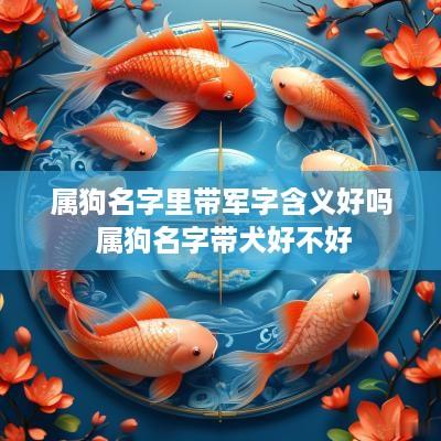 属狗名字里带军字含义好吗 属狗名字带犬好不好