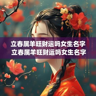 立春属羊旺财运吗女生名字 立春属羊旺财运吗女生名字叫什么