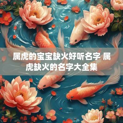 属虎的宝宝缺火好听名字 属虎缺火的名字大全集