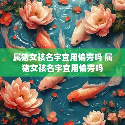 属猪女孩名字宜用偏旁吗 属猪女孩名字宜用偏旁吗