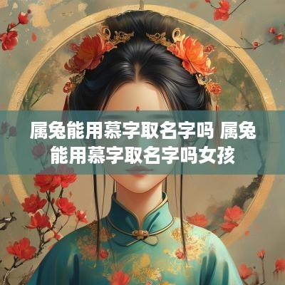属兔能用慕字取名字吗 属兔能用慕字取名字吗女孩